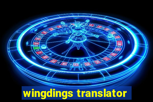 wingdings translator